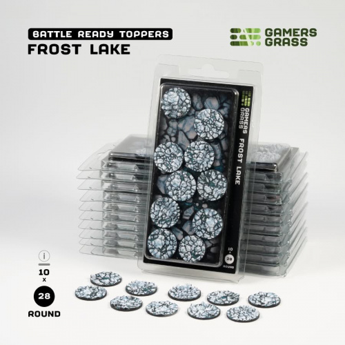 Gamers Grass: Frost Lake - Round 28mm (x10)